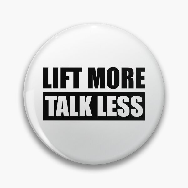 Item preview, Lift More Talk Less - Gym Quote designed and sold by maniacfitness.