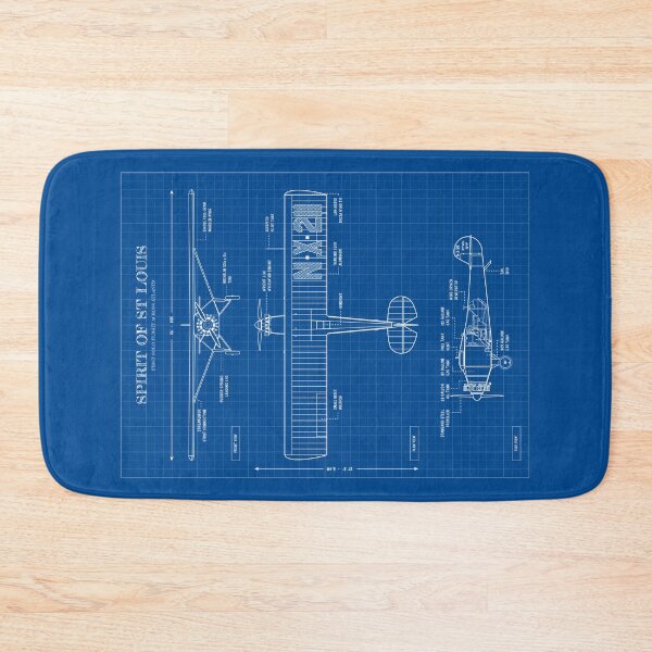 Item preview, Spirit of St. Louis .Vertical (Blueprint - Vertical) designed and sold by BGALAXY.