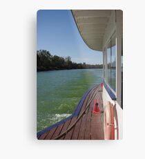 Paddlesteamer Metal Print