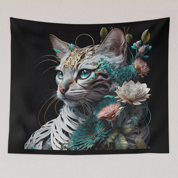 Item preview, Denise The Bengal 5 designed and sold by idreamaboutcats.