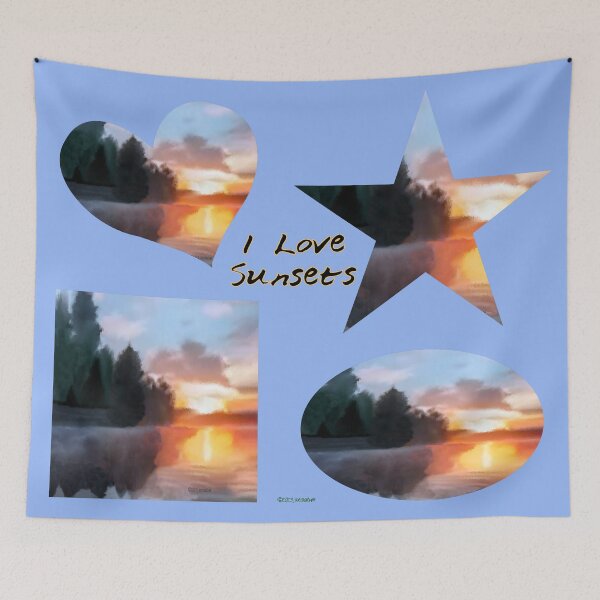 Item preview, Sunset Shapes designed and sold by kristalcurt.