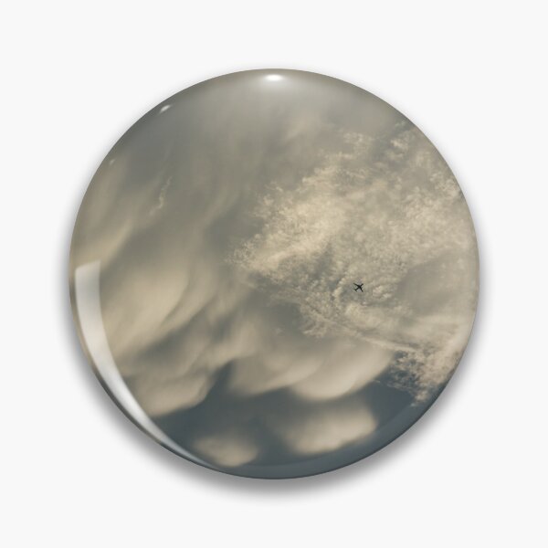 Item preview, Tiny Airplane Beneath a Huge Mammatus Cloud designed and sold by Georgia Mizuleva.