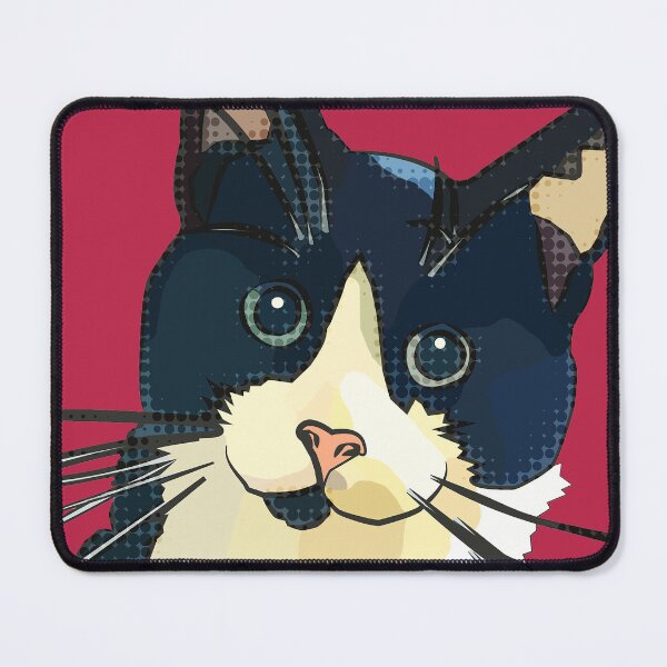 Item preview, Tuxedo Cat Face by BeeFoxTree designed and sold by BeeFoxTree.