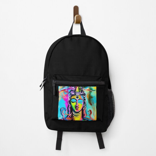 Item preview, Colorful watercolor portrait of Lord Shiva - Hindu culture designed and sold by Dalive.