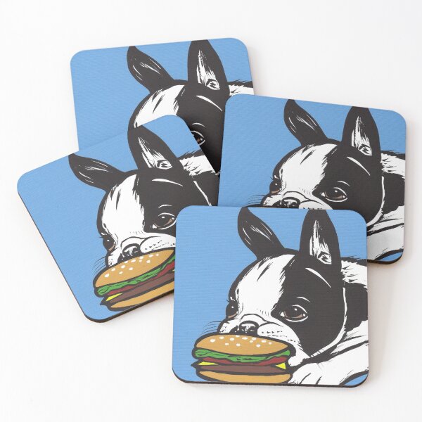 Item preview, Boston Terrier Cheeseburger designed and sold by turddemon.