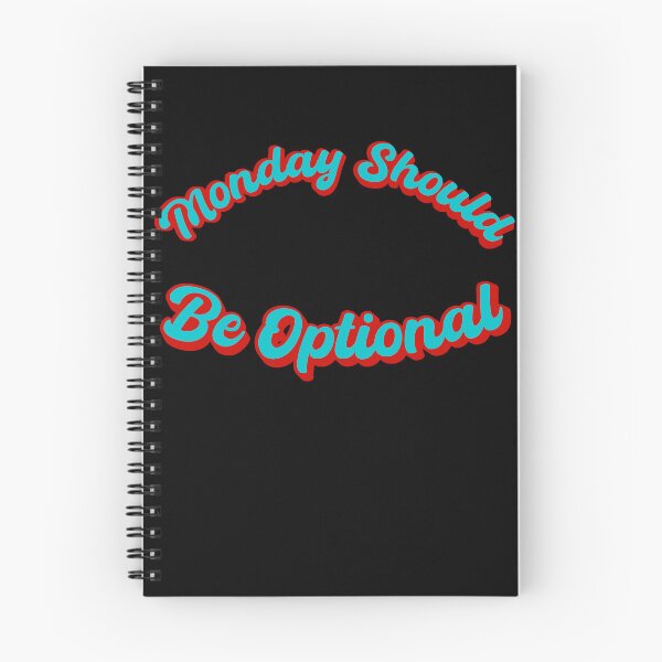 Item preview, Monday Should Be Optional |Gift for those who hates mondays| designed and sold by Cr4ftyCreations.