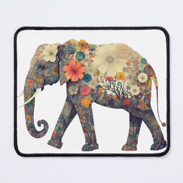 Item preview, Elefant in flowers designed and sold by Maryberry96.