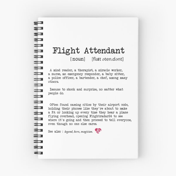 Item preview, Flight Attendant Definition - Funny Cabin Crew - Aviation Lover - white designed and sold by Ikaroots.