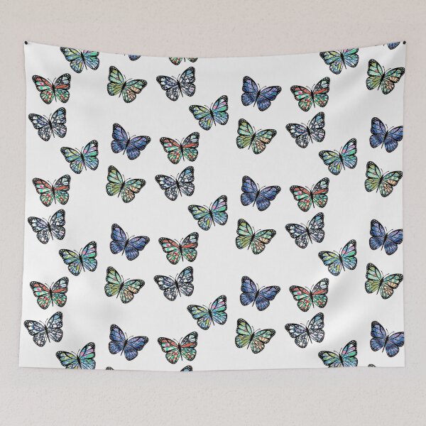 Item preview, Cute Patterned, Flying Butterflies Pack of 5 designed and sold by MintGreenBubble.