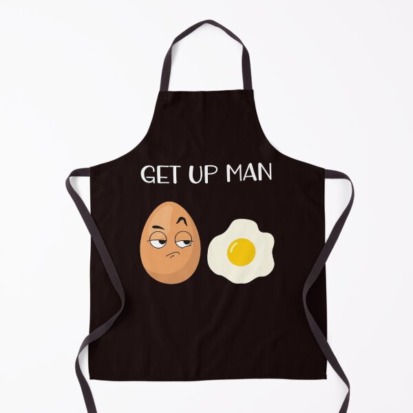 Item preview, Get up man, funny eggs for breakfast, egg food designed and sold by ijustwannaplay.