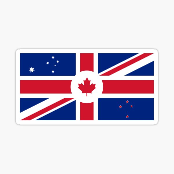 Item preview, CANZUK Flag designed and sold by pumpkinstorm401.
