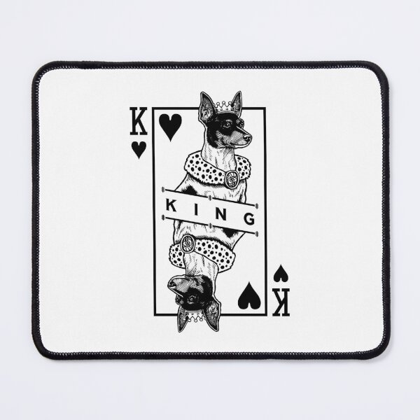 Item preview, Toy Fox Terrier King Of Hearts Funny Dog Lover Pop Art designed and sold by GrandeDuc.