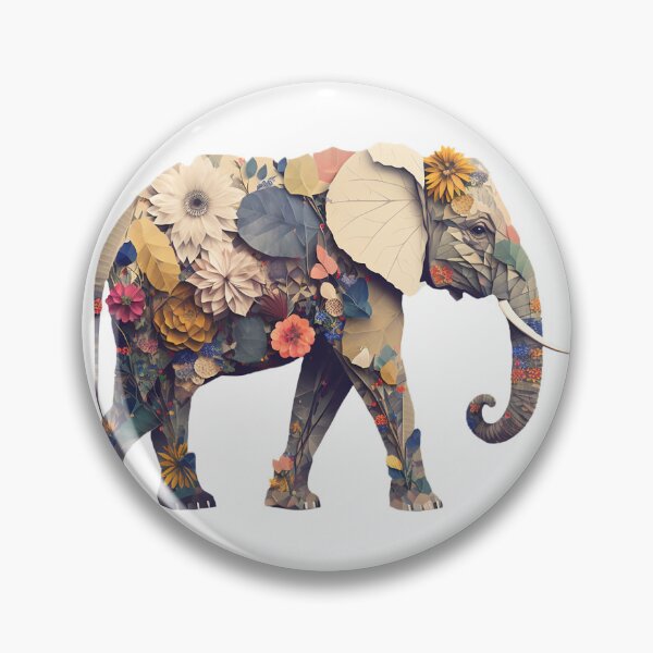 Artikelvorschau, Elefant in Blumen entworfen und verkauft von Maryberry96.