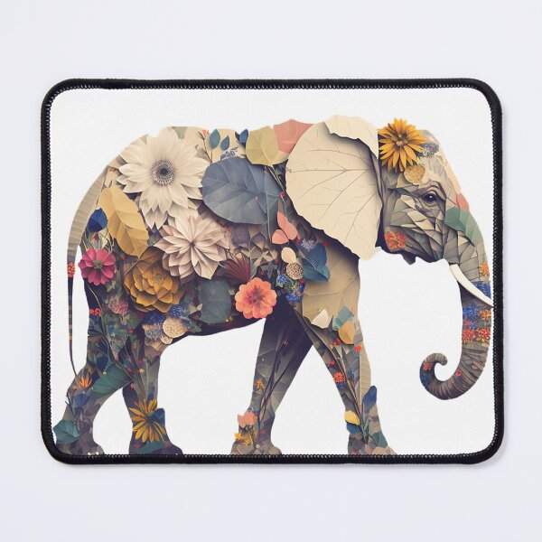 Item preview, Elefant in flowers designed and sold by Maryberry96.