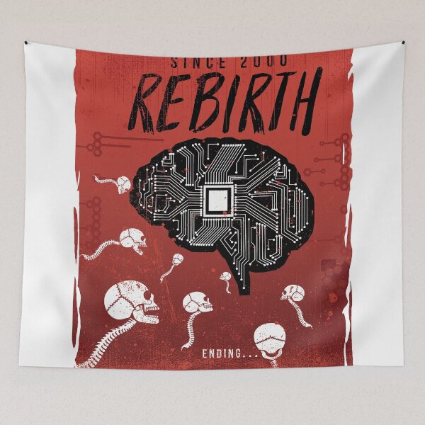 Item preview, Y2K Human Evolution AI Brain designed and sold by W-A-P.
