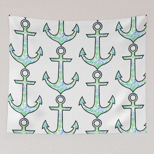 Item preview, Tie Dye Cute Anchor designed and sold by MintGreenBubble.