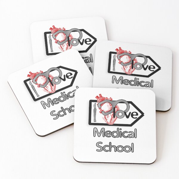 Item preview, 'I Love Medical School' Cardiology Design - Composition for T-shirts, mugs, phone cases and other accessories designed and sold by Ridiculam Toga.