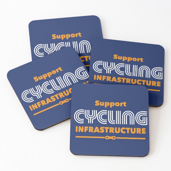 Item preview, Support Cycling Infrastructure designed and sold by Esskay Designs.