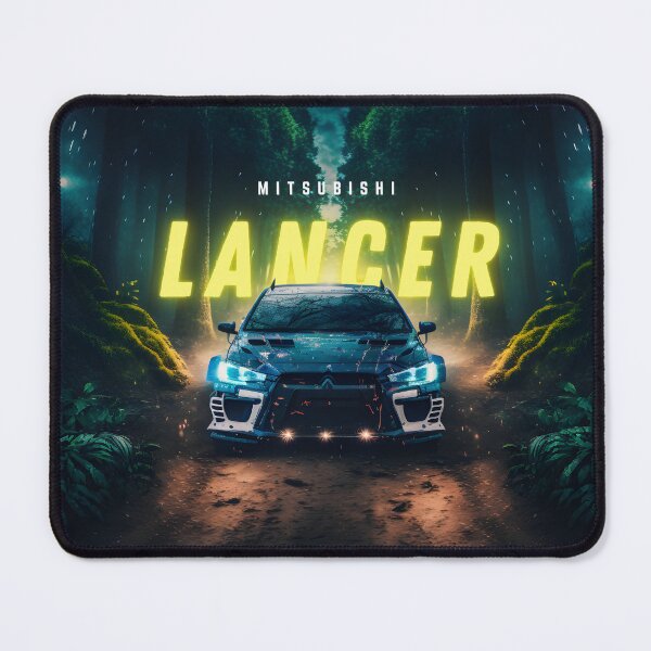 Item preview, Mitsubishi Lancer Evolution Rally Art Poster designed and sold by Joyfulimaginery.