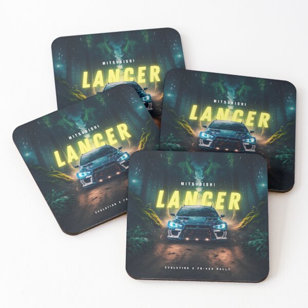 Item preview, Mitsubishi Lancer Evolution Rally Art Poster designed and sold by Joyfulimaginery.