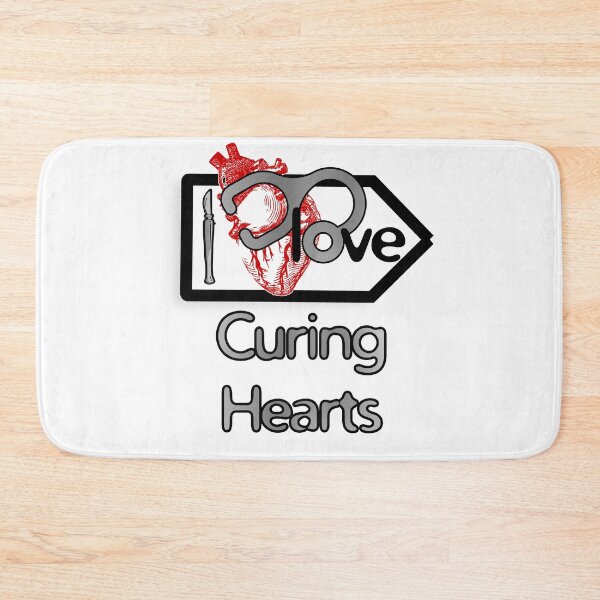 Item preview, 'I Love Curing Hearts' Cardiology Design - Composition for T-shirts, mugs, phone cases and other accessories designed and sold by Ridiculam Toga.