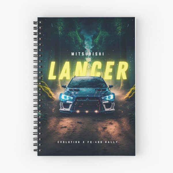 Item preview, Mitsubishi Lancer Evolution Rally Art Poster designed and sold by Joyfulimaginery.