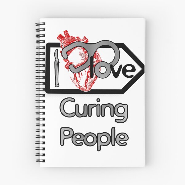 Item preview, 'I Love Curing People' Cardiology Design - Composition for T-shirts, mugs, phone cases and other accessories designed and sold by Ridiculam Toga.