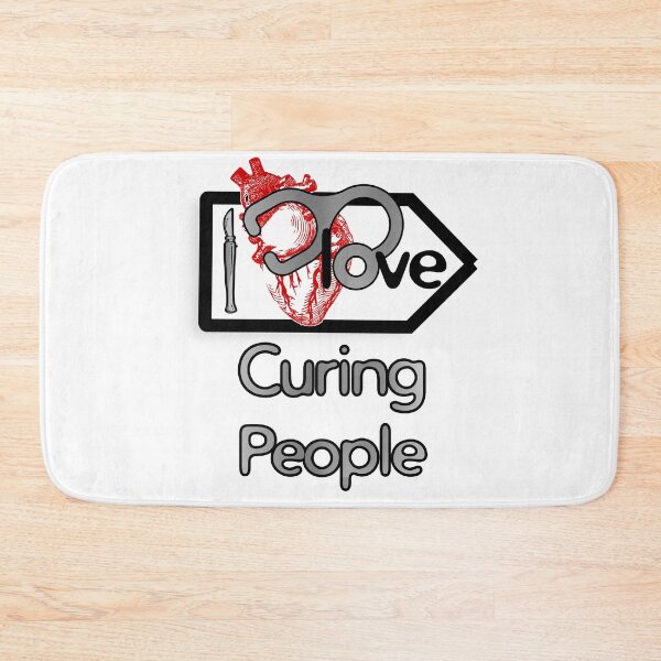 Item preview, 'I Love Curing People' Cardiology Design - Composition for T-shirts, mugs, phone cases and other accessories designed and sold by Ridiculam Toga.