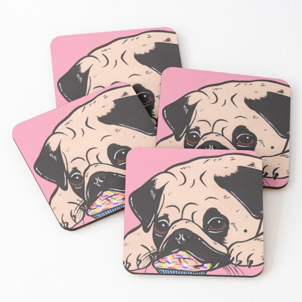 Item preview, Pink Pug Cupcake designed and sold by turddemon.