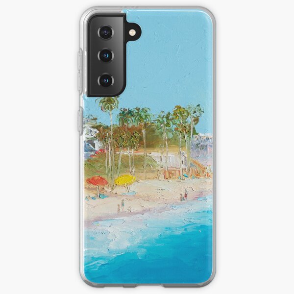 San Clemente Beach painting Samsung Galaxy Soft Case