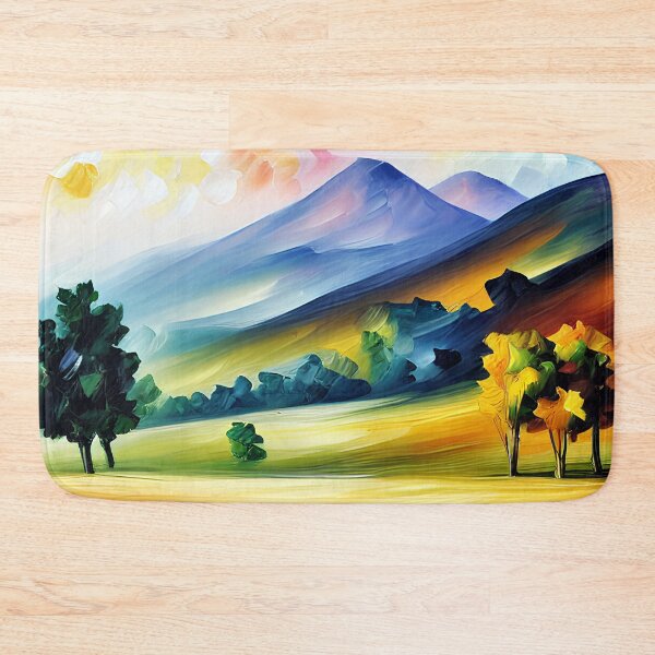 Item preview, Abstract Minimalist Summer Landscape Art designed and sold by Blok45.