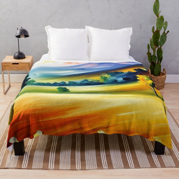 Item preview, Abstract Minimalist Summer Landscape Art designed and sold by Blok45.