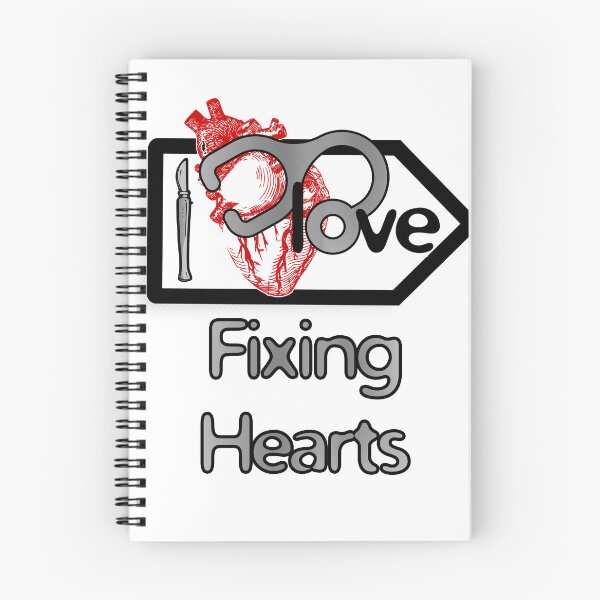 Item preview, 'I Love Fixing Hearts' Cardiology Design - Composition for T-shirts, mugs, phone cases and other accessories designed and sold by Ridiculam Toga.