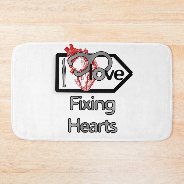 Item preview, 'I Love Fixing Hearts' Cardiology Design - Composition for T-shirts, mugs, phone cases and other accessories designed and sold by Ridiculam Toga.