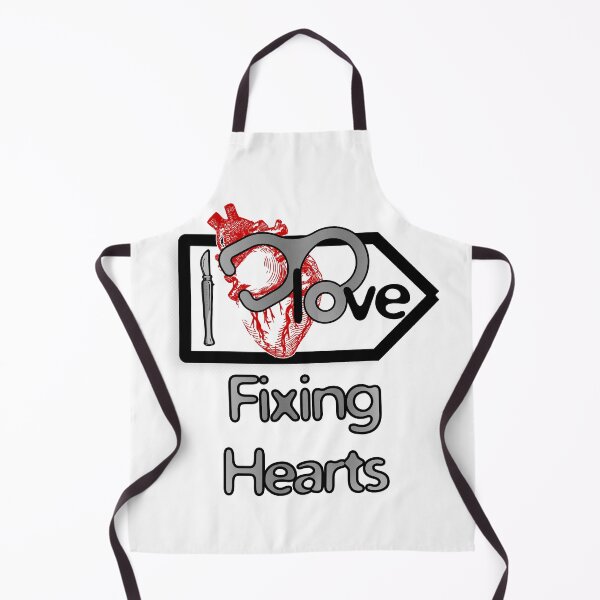 Item preview, 'I Love Fixing Hearts' Cardiology Design - Composition for T-shirts, mugs, phone cases and other accessories designed and sold by Ridiculam Toga.