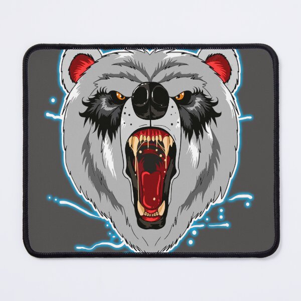 Item preview, Wild Beast scary Bear face theme party design for celebrants designed and sold by AssamFT.