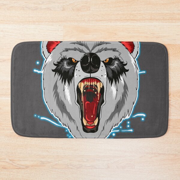Item preview, Wild Beast scary Bear face theme party design for celebrants designed and sold by AssamFT.
