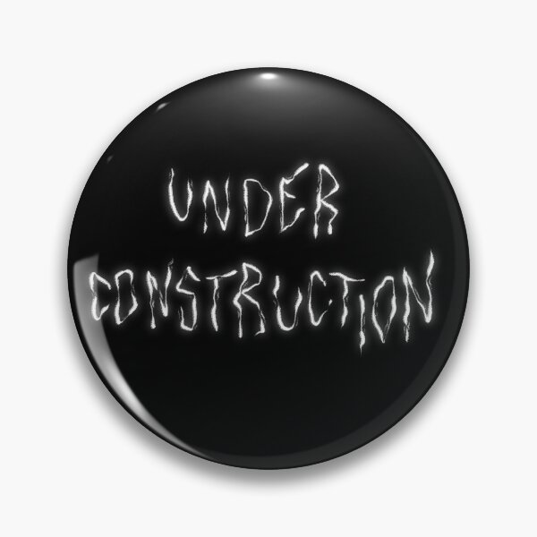 Item preview, UNDER CONSTRUCTION WHITE GLOWING  designed and sold by AniceHer.