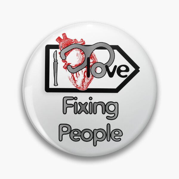 Item preview, 'I Love Fixing People' Cardiology Design - Composition for T-shirts, mugs, phone cases and other accessories designed and sold by Ridiculam Toga.