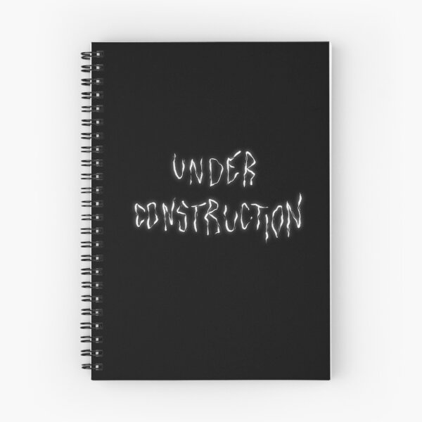 Item preview, UNDER CONSTRUCTION WHITE GLOWING  designed and sold by AniceHer.
