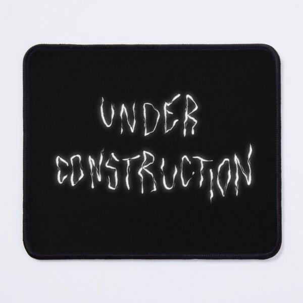 Item preview, UNDER CONSTRUCTION WHITE GLOWING  designed and sold by AniceHer.