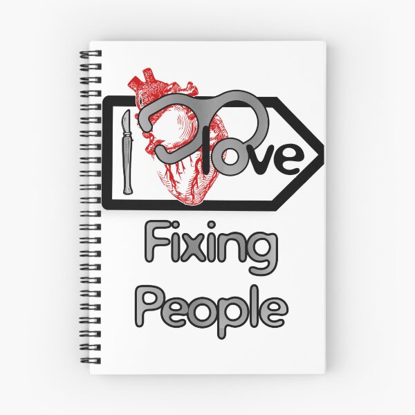Item preview, 'I Love Fixing People' Cardiology Design - Composition for T-shirts, mugs, phone cases and other accessories designed and sold by Ridiculam Toga.
