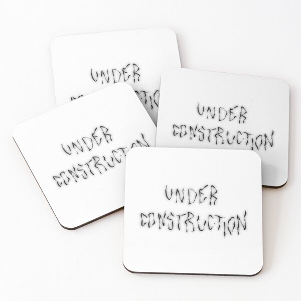 Item preview, UNDER CONSTRUCTION BLACK GLOWING  designed and sold by AniceHer.