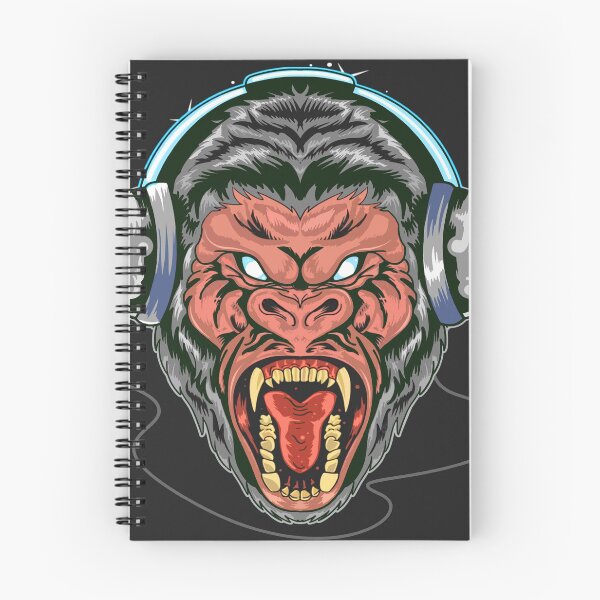 Item preview, Wild Beast scary Gorilla face theme party design for celebrants designed and sold by AssamFT.