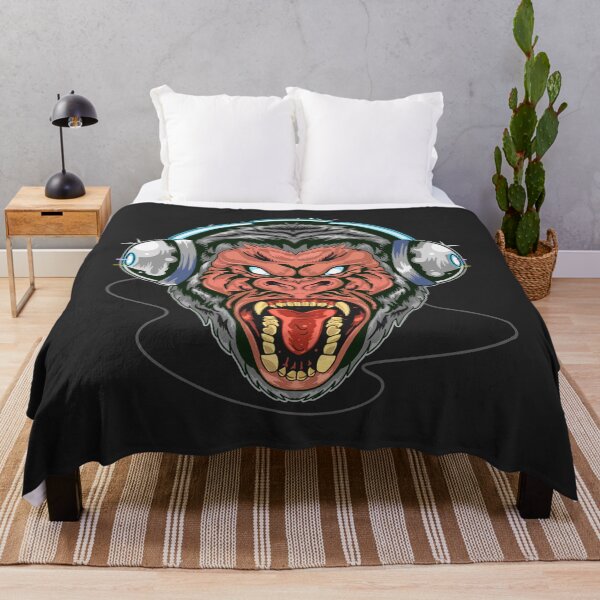 Item preview, Wild Beast scary Gorilla face theme party design for celebrants designed and sold by AssamFT.