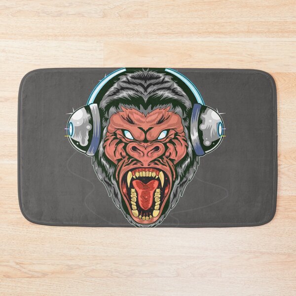 Item preview, Wild Beast scary Gorilla face theme party design for celebrants designed and sold by AssamFT.