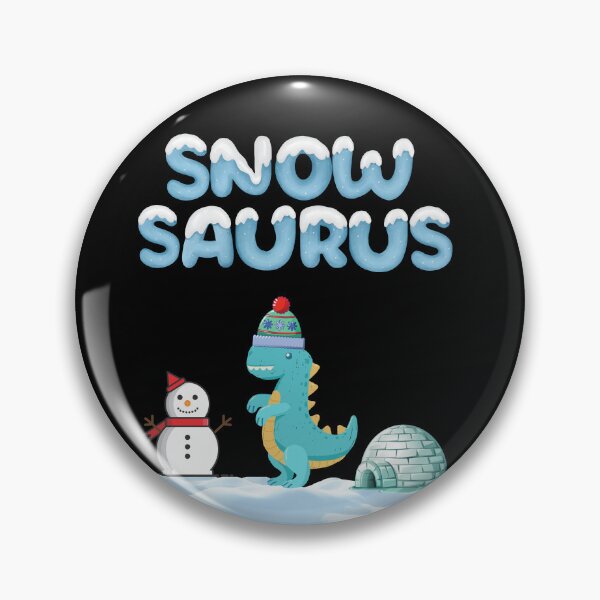 Item preview, Snow Dinosaur size comparison snowman and iglu snow lover   designed and sold by Artstastic.