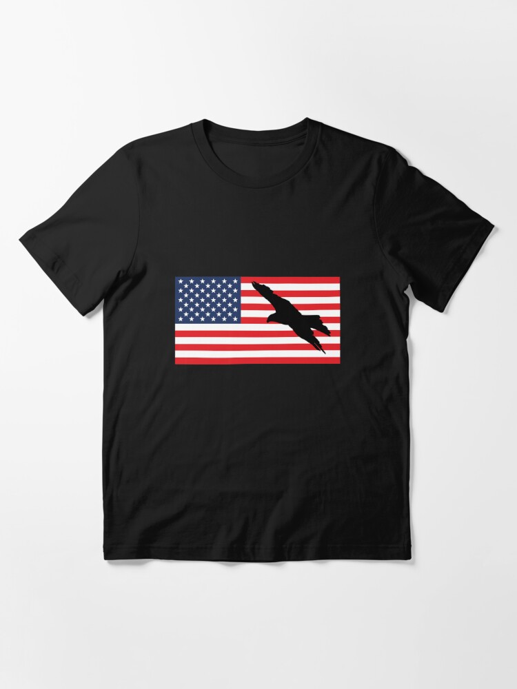 Fire Fit Designs American Eagle Shirts for Women American Flag Patriotic Shirts 4th of July Shirts for Women USA Shirt, Women's, Size: 3XL, Black