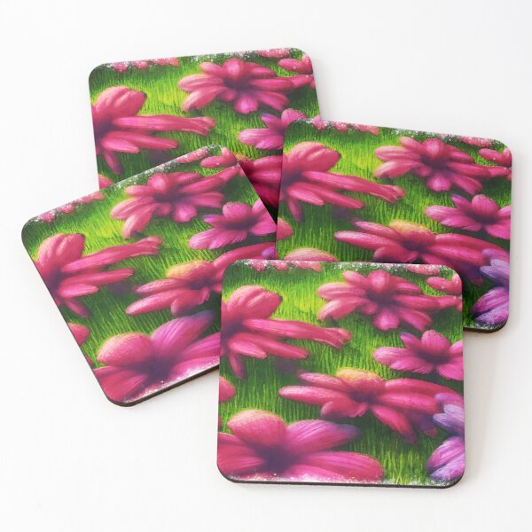 Item preview, pink and purple spring flowers designed and sold by Design_for_merch.