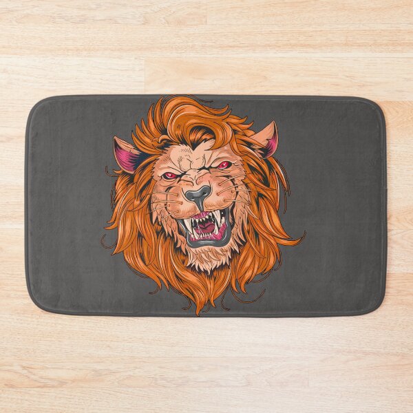 Item preview, Wild Beast scary lion face theme party design for celebrants designed and sold by AssamFT.